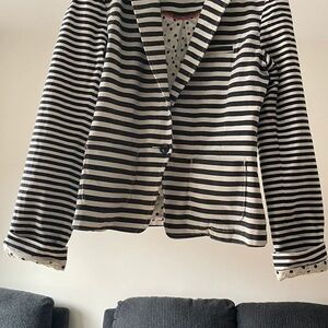 Next Monochrome Striped Blazer